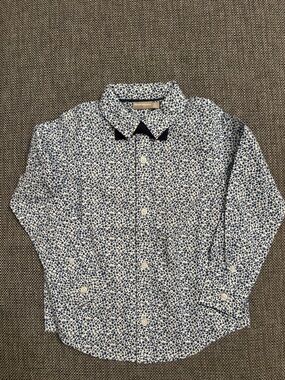 Sergent Major Baby Boy Floral Shirt with Bow Tie 18M / 81cm New without tags